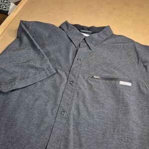Columbia Men's Charcoal Omni Shade Button Down Shirt 1259/425